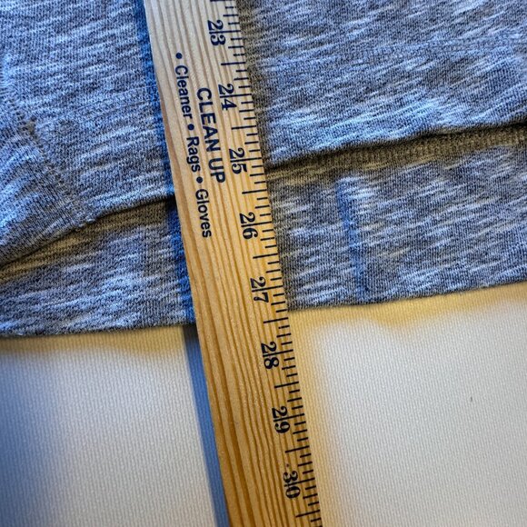 Lou & Grey Sweatshirt Womens XL Heather Gray 3/4 Sleeve Athleisure Cozy - Picture 6 of 7